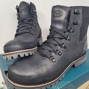 Chaco Fields Chelsea Waterproof WP Boots Leather CHUNKY Soles Womens 8.5 EU 39.5